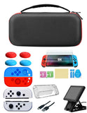Kit de Accesorios Brandtrendy 16 en 1 para Nintendo Switch | Funda Impermeable, Micas de Cristal, Fundas para Joycon, Soporte Dock y Más | Protección, Organización y Comodidad para Gamers | Compatible con Nintendo Switch