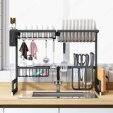 Escurridor de Trastes Brandtrendy 1 nivel 85 cm | Acero Inoxidable | Fácil Montaje | Diseño Moderno y Resistente a la Corrosión