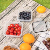 32 recipientes contenedores herméticos para alimentos