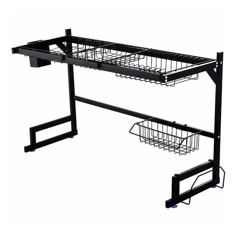 Escurridor de Trastes Brandtrendy 1 nivel 85 cm | Acero Inoxidable | Fácil Montaje | Diseño Moderno y Resistente a la Corrosión