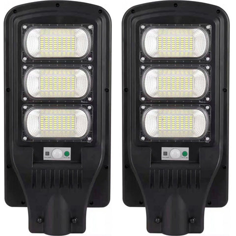 Kit De 2 Lampara Led Solar Con Sensor De Movimiento