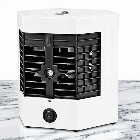 Ventilador Humidificador de Aire Enfriador de Aire con Cable USB.
