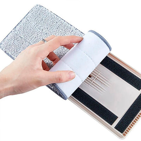3 Repuestos de Microfibra para Limpieza de Todo Tipo de Pisos, Cabezal rectangular para Mop Universal