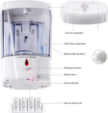 Dispensador de Jabón Automático de 700ml sin Contacto eléctrico Dispensador de gel antibacterial y Despachador de Jabón con Sensor de Movimiento Infrarrojo