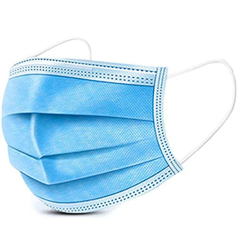 Brandtrendy 50 Cubrebocas Triple Capa Plisado con Ajuste Nasal Ajuste cómodo, Bandas elásticas, Resistentes y Suaves cubrebocas quirúrgico Triple Capa