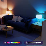 4 Focos Inteligentes WiFi Multicolor y LuzBlanca Fría y Cálida Bombilla Inteligente RGB y Luz Blanca