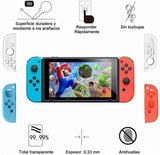 Kit 16 en 1 Brandtrendy para Nintendo Switch OLED Diseño Mario | Incluye fundas, mica templada, base dock, tapas para joystick y más accesorios para máxima protección y organización