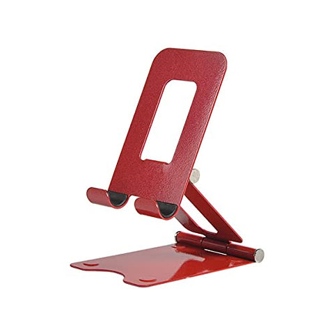 Soporte de Aluminio Celular, hasta 9" (ZJ426, Rojo)