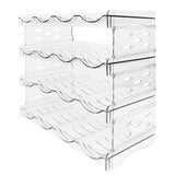 Porta botellas de acrilico capacidad de 4 piezas (4 Pisos)