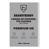 Brandtrendy Lámina Hidrogel Premium HD 180 x 120 mm sin cortar