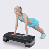 Escalón Step Aeróbico Brandtrendy Ajustable 2 Alturas 10-16 cm. Superficie Antideslizante. Ideal para Cardio, Fuerza y Tonificación. Resistente y Compacto para Entrenamiento en Casa o Gimnasio