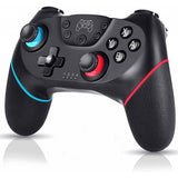 Control Inalámbrico Brandtrendy Azul-Rojo para Nintendo Switch y PC | Conexión Bluetooth | Rockers de Alta Precisión 360° | Diseño Ergonómico | Incluye Cable USB