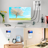 Kit Dos multicontactos EL10 + L02 con Entradas USB C y B para Electrodomésticos y Dispositivos Móviles