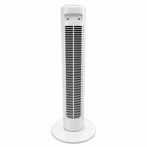 Ventilador Torre Oscilante de Piso con Diseño Compacto, 3 Velocidades y Funcionamiento Silencioso para Hogar, Oficina y Recámara
