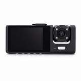 Kit para Auto Cámara DVR para Coche con 3 Lentes Grabación Bidireccional HD 1080P + Aspiradora Portátil para Automóvil y Hogar | Pantalla IPS 4.3", Visión Nocturna y G-Sensor
