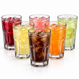 Brandtrendy Juego de 6 Vasos Rocas de Vidrio