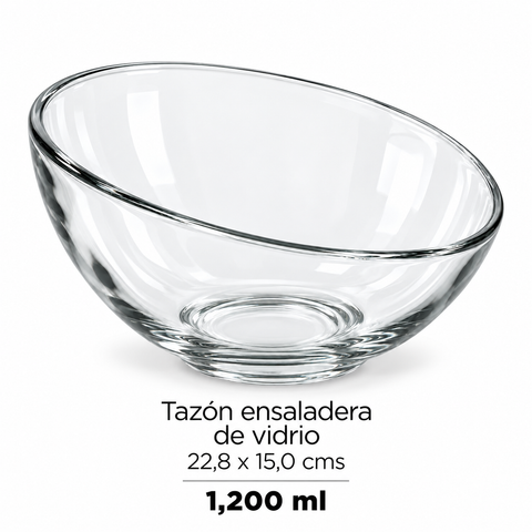 Brandtrendy Ensaladera de Vidrio