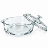 Brandtrendy Cacerola Multiusos de Vidrio con Tapa 3 L para Hornear y Servir
