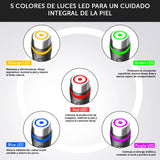 Dispositivo de Belleza Facial 6 en 1, 5 con Microcorriente, LED, Air Shot y App Móvil para Skincare Personalizado, Sin Gel Conductivo para mejor Absorción de Piel