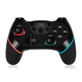Control Inalámbrico Brantrendy para Nintendo Switch y PC | Rojo con Azul | Conexión Bluetooth | Rockers de Alta Precisión 360° | Compatible con Windows | Incluye Cable USB