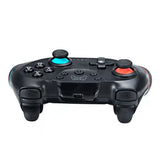 Control Inalámbrico Brantrendy para Nintendo Switch y PC | Rojo con Azul | Conexión Bluetooth | Rockers de Alta Precisión 360° | Compatible con Windows | Incluye Cable USB
