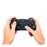 Control Inalámbrico Brantrendy para Nintendo Switch y PC | Rojo con Azul | Conexión Bluetooth | Rockers de Alta Precisión 360° | Compatible con Windows | Incluye Cable USB