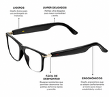 Lentes Bluetooth Inteligentes con Bocinas y Control Táctil
