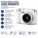 Cámara Digital Infantil con Selfie, Video y Reproductor MP3