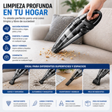 Aspiradora Manual Recargable Portátil para Auto y Hogar