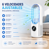 Kit Ventilador Sin Aspas + Ventilador con Aspas Portátil