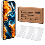Brandtrendy Mica Hidrogel Apple iPhone 17 Pro Max Premium HD 3 piezas