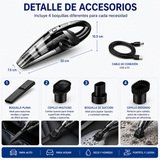 Aspiradora Manual Recargable Portátil para Auto y Hogar