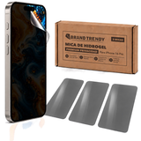 Brandtrendy Mica Hidrogel Apple iPhone 16 Pro Premium HD Privacidad 3 piezas