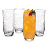 Juego de 4 Vasos Altos de Vidrio Alaska
