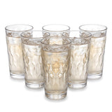 Juego de 6 Vasos de Vidrio Iglú