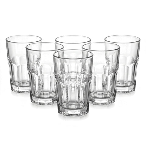 Juego de 6 Vasos de Vidrio para Whisky Boston