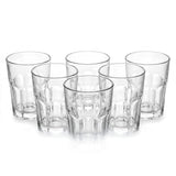 Juego de 6 Vasos de Vidrio para Whisky Boston
