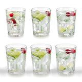 Juego de 6 Vasos de Vidrio para Whisky Boston