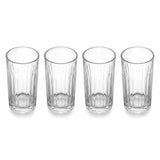 Juego de 4 Vasos Altos de Vidrio Brisa