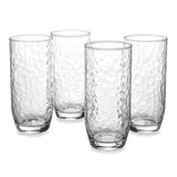 Juego de 4 Vasos Altos de Vidrio Alaska
