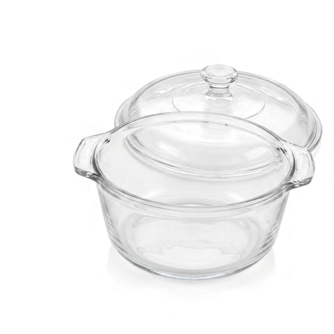 Cacerola de Vidrio con Tapa 3 Litros