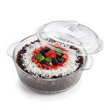 Cacerola de Vidrio con Tapa 3 Litros