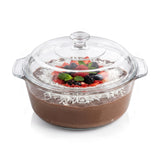 Cacerola de Vidrio con Tapa 3 Litros