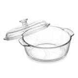 Cacerola de Vidrio con Tapa 1.87 Litros