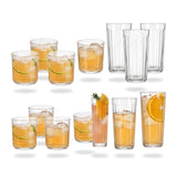 Juego de Vasos de Vidrio Panello 16 Piezas