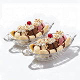Juego de 2 Copas de Vidrio para Banana Split