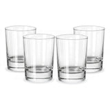 Juego de 4 Vasos de Vidrio Scandi