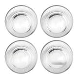 Juego de 4 Vasos de Vidrio Scandi