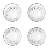 Juego de 4 Vasos de Vidrio Scandi