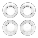 Juego de 4 Vasos de Vidrio Scandi